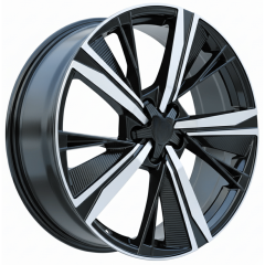 18 İnç 5x108 Black Machined Face & Lip Jant Takımı | R1 Wheels