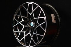 18'' İnç 5X120 18*8-9 Et34/37 Bmw M8 Spider Black Machined  Jant Takım