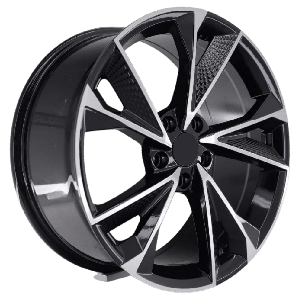 18 İnç 5X112 Audi Seat Volkswagen Mercedes Black Diamond Jant Takım