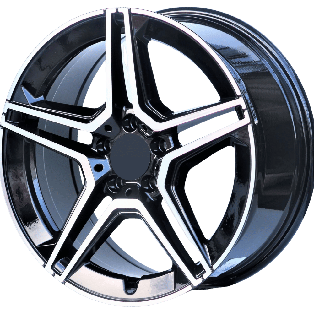 18'' 5x112 Audi Seat Volkswagen Mercedes Black Diamond Jant Takım