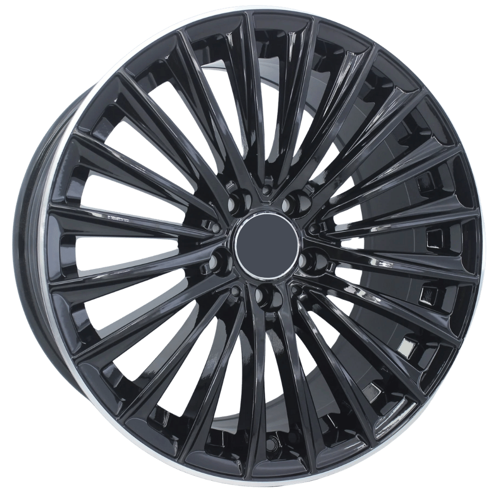 19 İnç 5x112 Mercedes Uyumlu Black Lip Polish Jant Takımı | E, C, A, S Serisi İçin Şık Tasarım