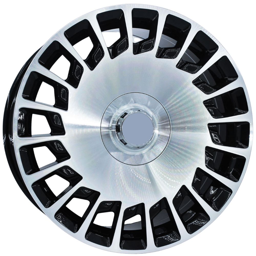 20'' 5x112 MERCEDES Black Machined Jant Takım