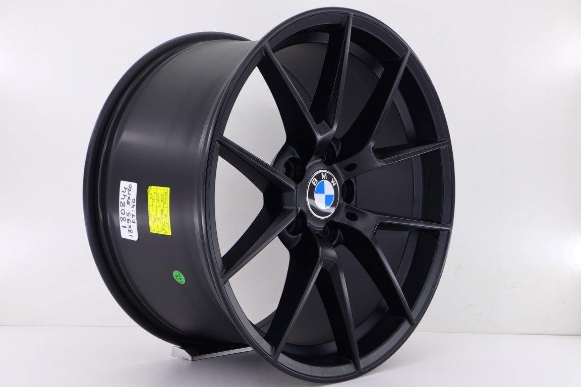 18'' İnç 5X120 18*8.5-9.5 Et40 Bmw F10 E90 Matt Black  Jant Takım