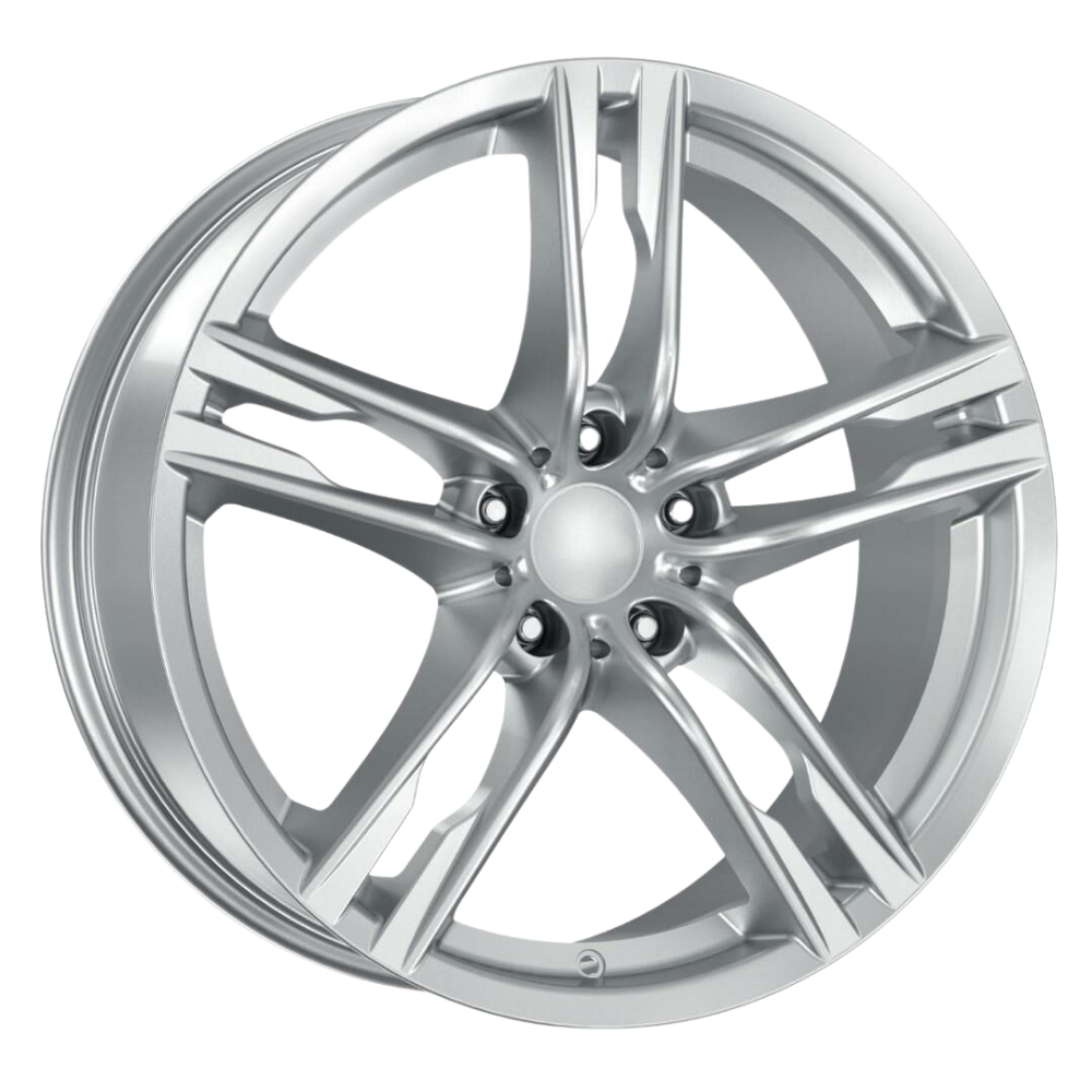 20 İnç 5x120 BMW F10 Uyumlu Dışa Dönük Silver Jant Takımı | R1 Wheels