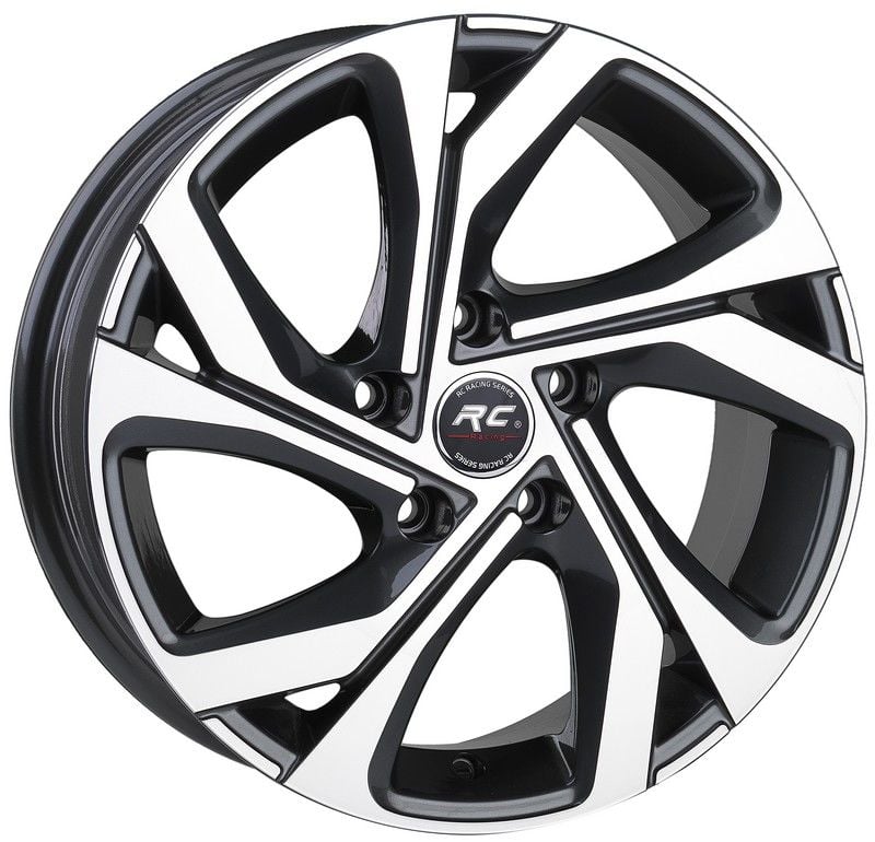 16'' İnç 5X114.3 Renault Gun Metal Polish Jant Takım