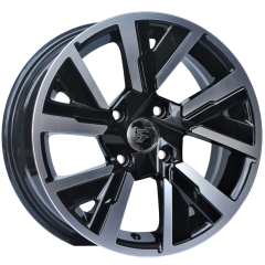 15 İnç 4x108 Citroen Peugeot Opel Uyumlu Siyah Jant Takımı | R1 Wheels