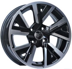 15 İnç 4x108 Citroen Peugeot Opel Uyumlu Siyah Jant Takımı | R1 Wheels