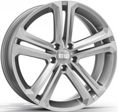 18 İnç 5x112 Mallory Audi Seat Skoda Uyumlu Crystal Silver Jant Takımı | R1 Wheels
