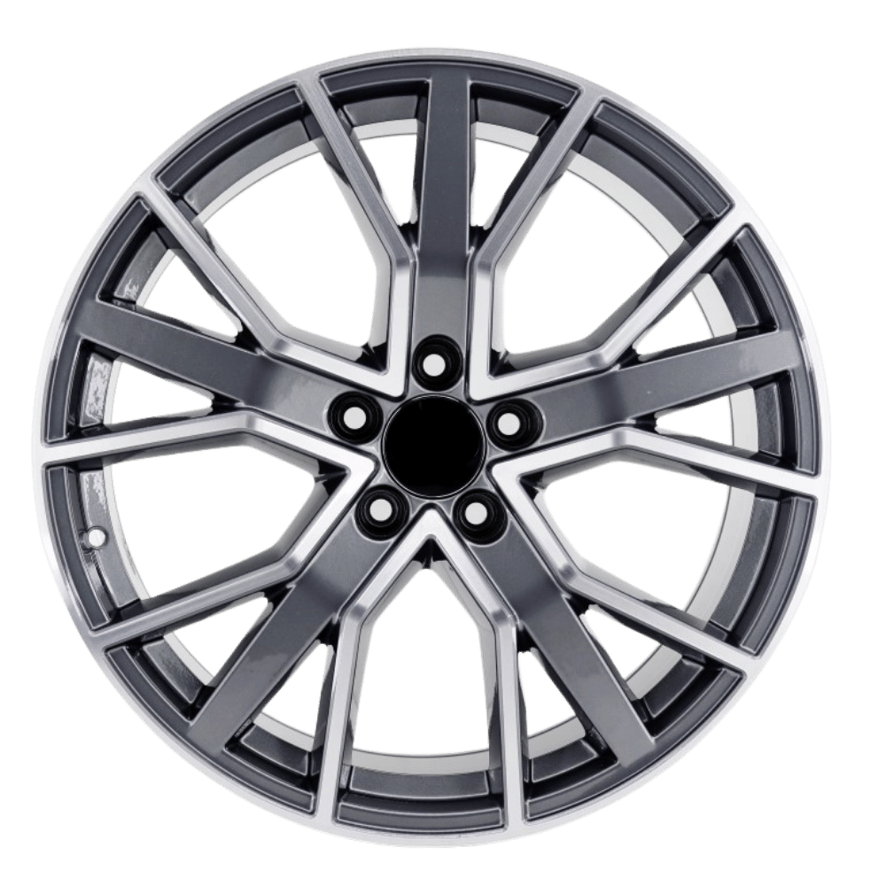 22 İnç 5x112 Mercedes Audi Uyumlu Black Machined XL Jant Takımı | R1 Wheels