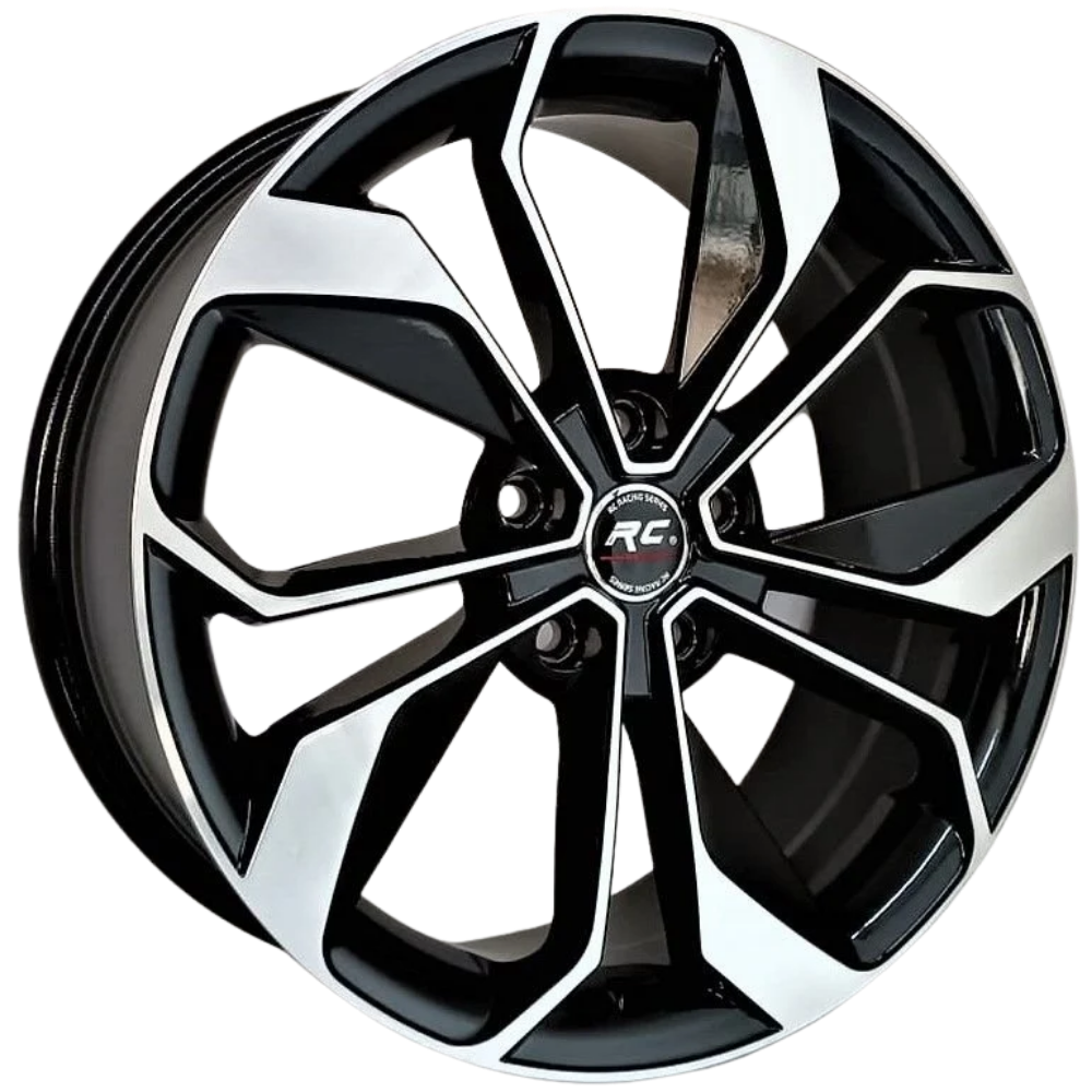 18 İnç 5x114.3 Toyota Honda Nissan Ford Uyumlu Black Polish Jant Takımı