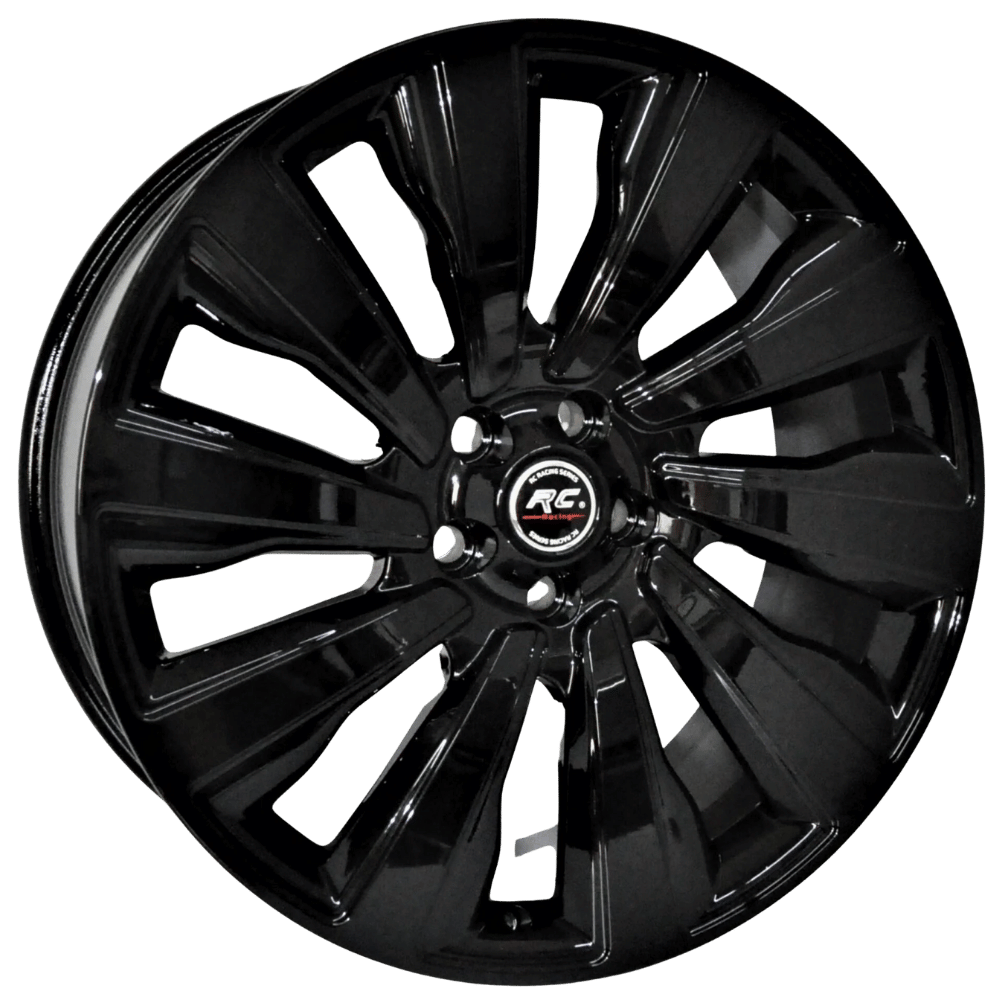 22 İnç 5x120 BMW Range Rover Uyumlu Black Jant Takımı | R1 Wheels