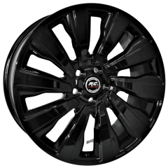 22 İnç 5x120 BMW Range Rover Uyumlu Black Jant Takımı | R1 Wheels