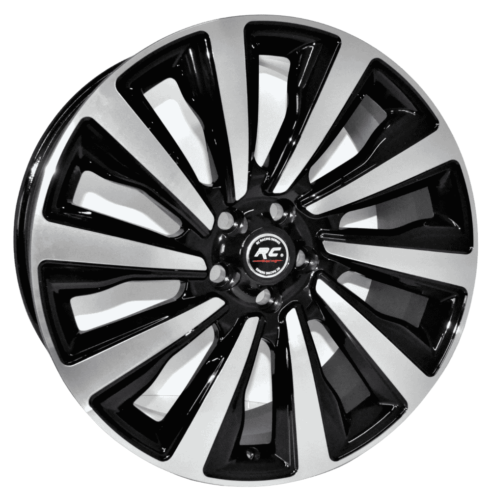 22 İnç 5x120 BMQ Range Rover Black Face Jant Takımı | R1 Wheels