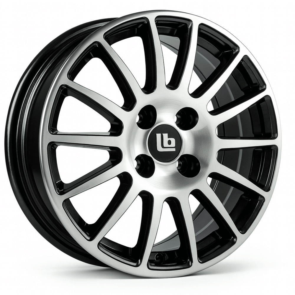 13 İnç 4x100 Renault Hyundai Dacia Uyumlu Black Diamond Jant Takımı | R1 Wheels
