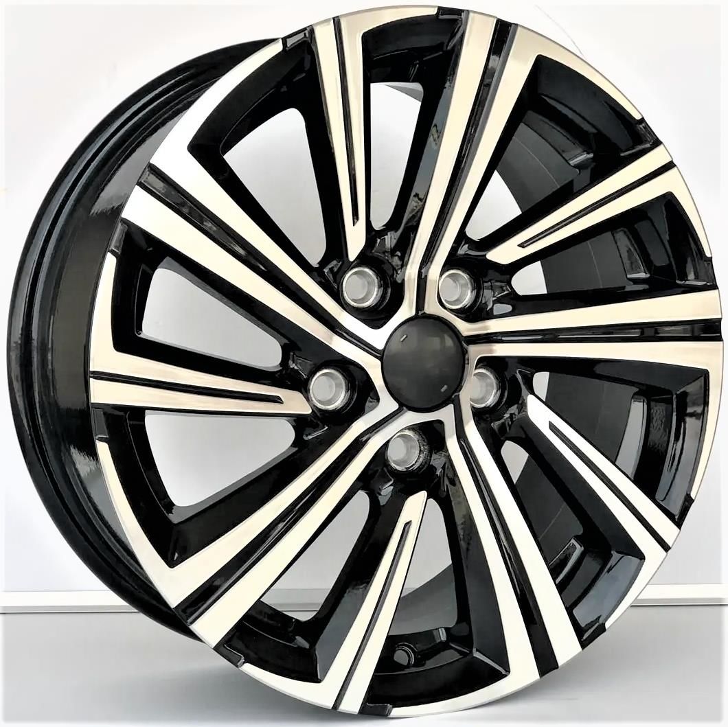 16 İnç 5X108 Ford Volvo Rifter Uyumlu Deep Black Diamond Gloss Jant Takım