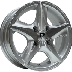 13 inç 4x114.3 Honda Hyundai Uyumlu Silver Machined Jant Takımı | R1 Wheels