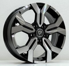 15 İnç 4X100 Renault Dacia Fiat Opel Honda Black Machined Jant Takım