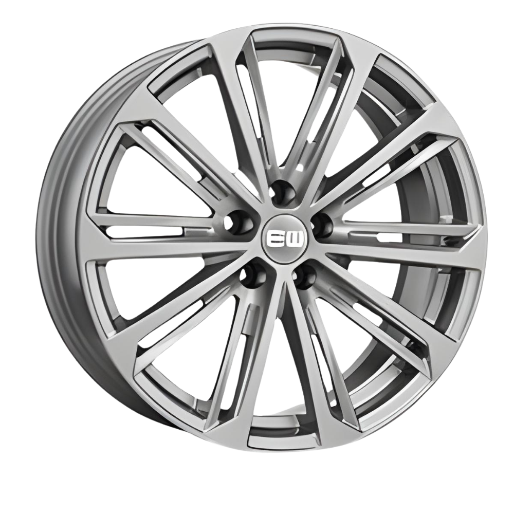 19 İnç 5x112 Audi Volkswagen Uyumlu Crystal Silver Jant Takımı | R1 Wheels