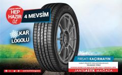 Goodyear 205/55R16 94V Eagle Sport Kar Logolu 4 Seasons Xl 4 Mevsim Kar Logolu (2023)