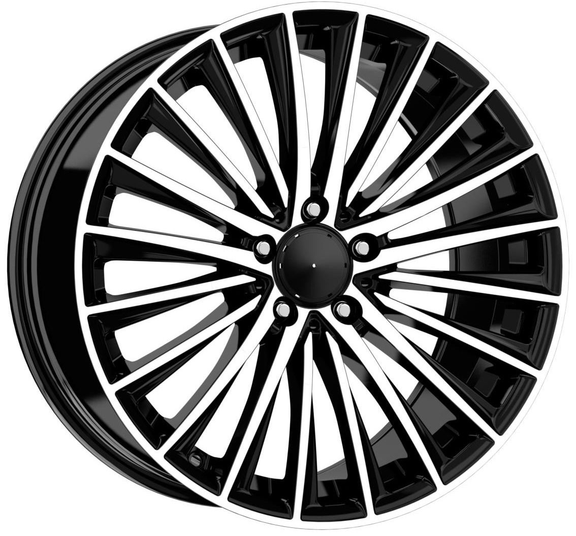 19 İnç 5X112 Mercedes S Class Maybach Amg Black Machined Jant Takım