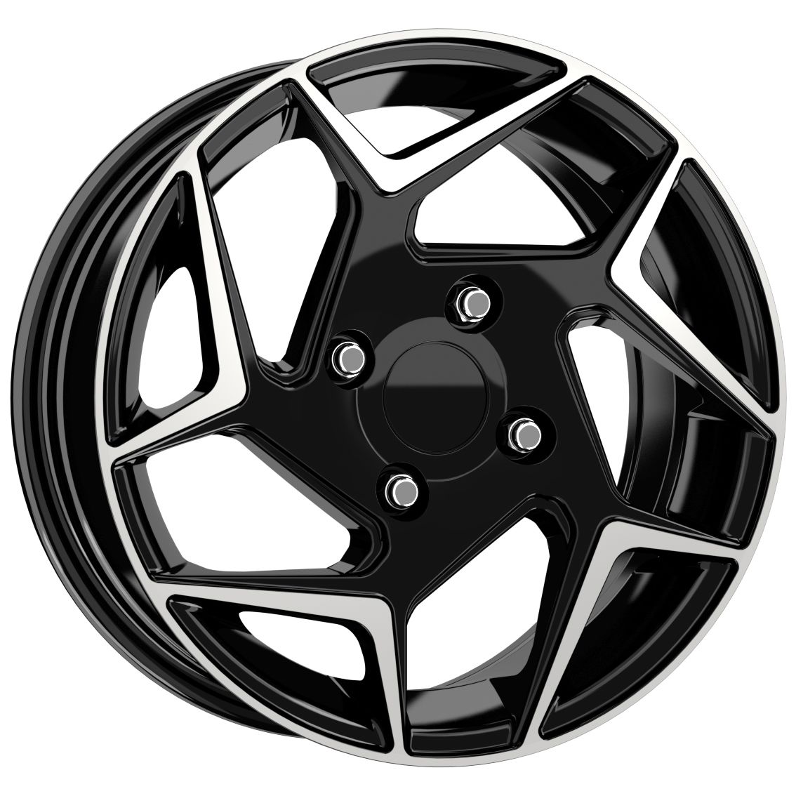 14 İnç 4X100 Hyundai Renault Fiat Opel Honda Dacia Black Diamond Jant Takımı