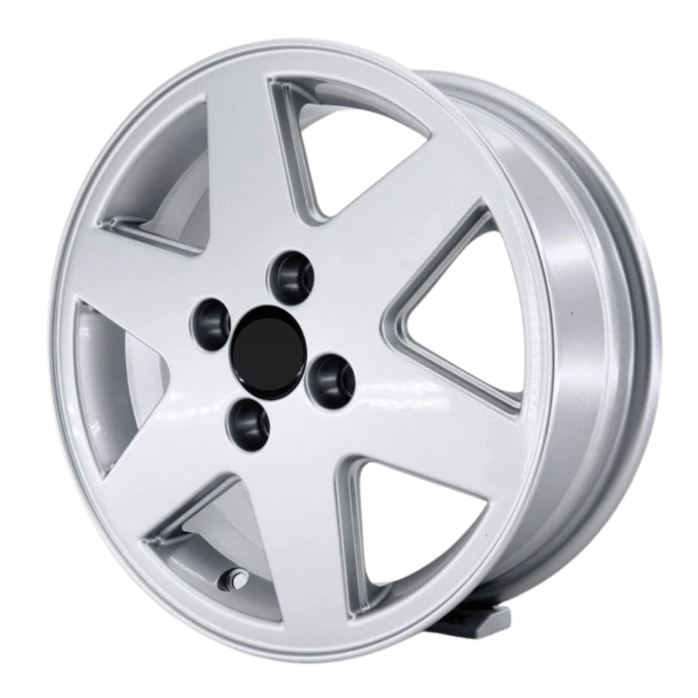 14 İnç 4x98 6 Kollu Fiat Honda Toyota Tofaş Uyumlu Silver Jant Takımı | R1 Wheels