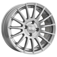 15 İnç 4x100 Renault Honda Opel Uyumlu Cristal Silver Jant Takımı | R1 Wheels