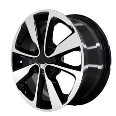 15 İnç 4x100 Hyundai Uyumlu İcon Black Polish Jant Takımı | R1 Wheels