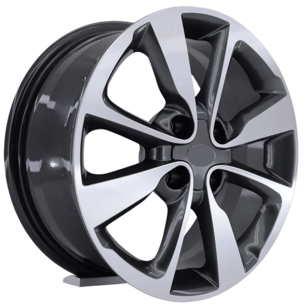 15 İnç 4x100 Hyundai İcon Uyumlu Gun Metal Face Jant Takımı | R1 Wheels