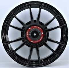 18 İnç 5X112 Volkswagen Seat Skoda Uyumlu Kapaklı Ultrasport Black Jant Takım
