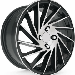 15 İnç 4X100 Fiat Renault Honda Hyundai Opel Black Polish Jant Takımı
