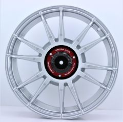 18 İnç 5X100 Polo Seat Skoda Toyota Uyumlu Kapaklı Ultrasport Silver Jant Takım