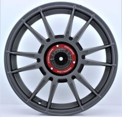 18 İnç 5X100 Polo Seat Skoda Toyota Kapaklı Ultrasport Matt Gun Metal Jant Takım