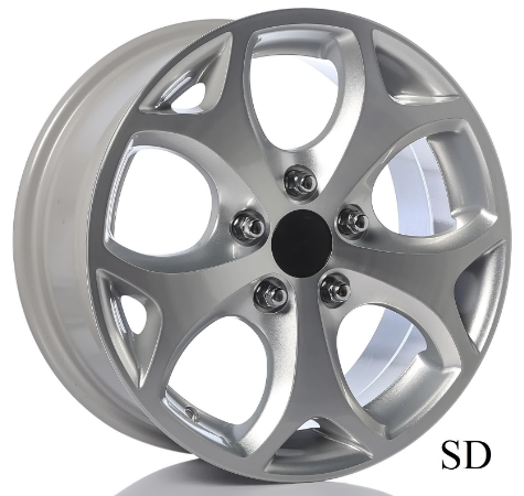15 İnç 5X108 Ford Volvo Kar Tanesi Silver Jant Takımı