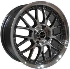15 İnç 4x100 Honda Hyundai Opel Uyumlu Black Machined Jant Takımı | R1 Wheels