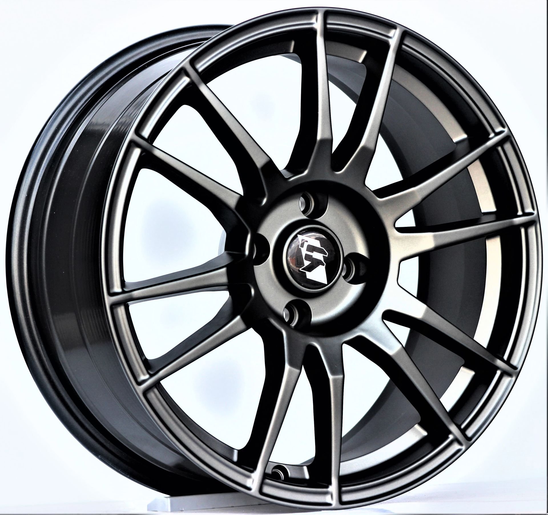 17 İnç 5X100 Volkswagen Polo Seat Skoda Ultrasport Matt Gun Metal Jant Takımı