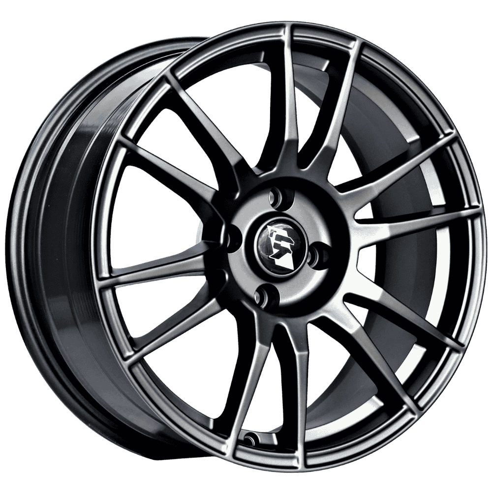 17 İnç 5x100 Volkswagen Skoda Ultrasport Matt Gun Metal Jant Takımı | R1 Wheels