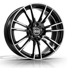 18 İnç 5X120 Bmw Uyumlu Black Lip Polish Jant Takımı