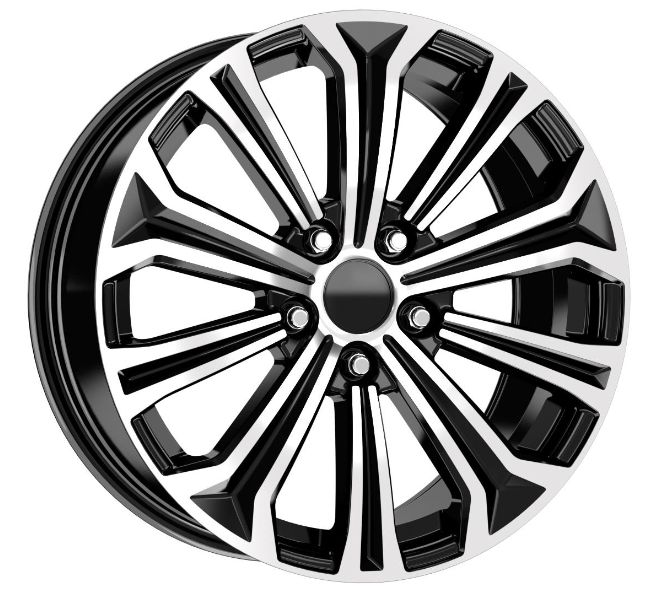 17 İnç 5X114.3 Toyota Lexus Suziki Black Machined Jant Takım