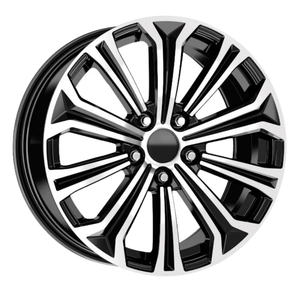 17 İnç 5x114.3 Honda Toyota Uyumlu Black Diamond Jant Takımı