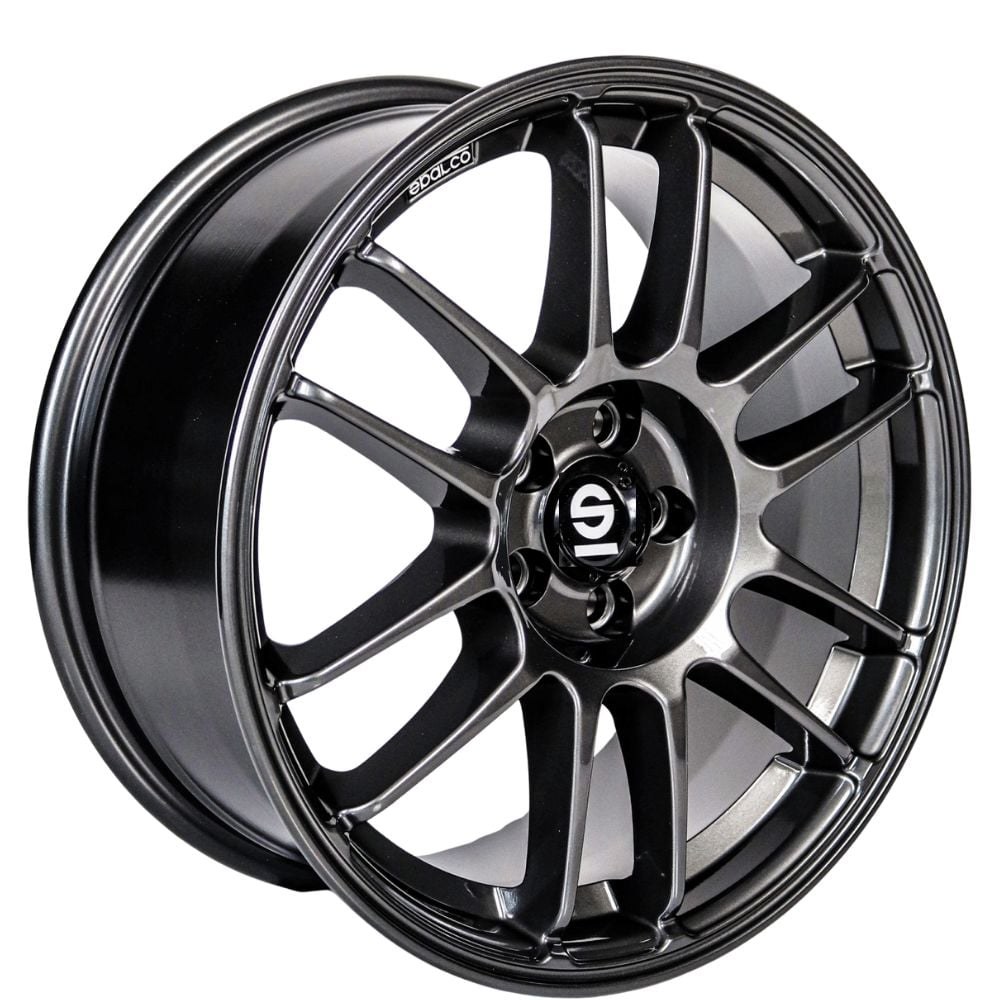 17 İnç 4X100 Honda Toyota Opel Uyumlu Sparco Style Gun Metal Jant Takımı