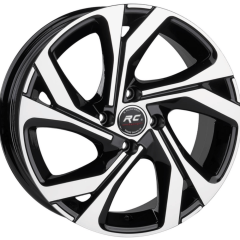 16 İnç 4X100 Honda Toyota Hyundai Uyumlu Black Face Jant Takımı