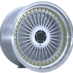 18 İnç 5X112-120 Silver Lip Polish Gold Rivet Jant Takımı