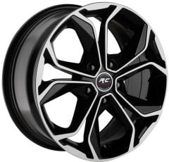 16 İnç 4x100 Renault Hyundai Uyumlu Black Polish Jant Takımı