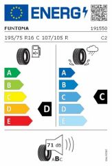 Funtoma 195/75R16C Tl 107/105R 8Pr Vanfun