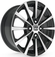 14 İnç 4x100 Renault Opel Suzuki Uyumlu Black Diamond Jant Takım