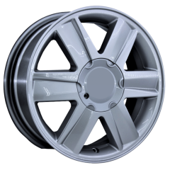 16 İnç 4x100 Renault Megane 2 Uyumlu Icon Silver Jant Takımı | R1 Wheels