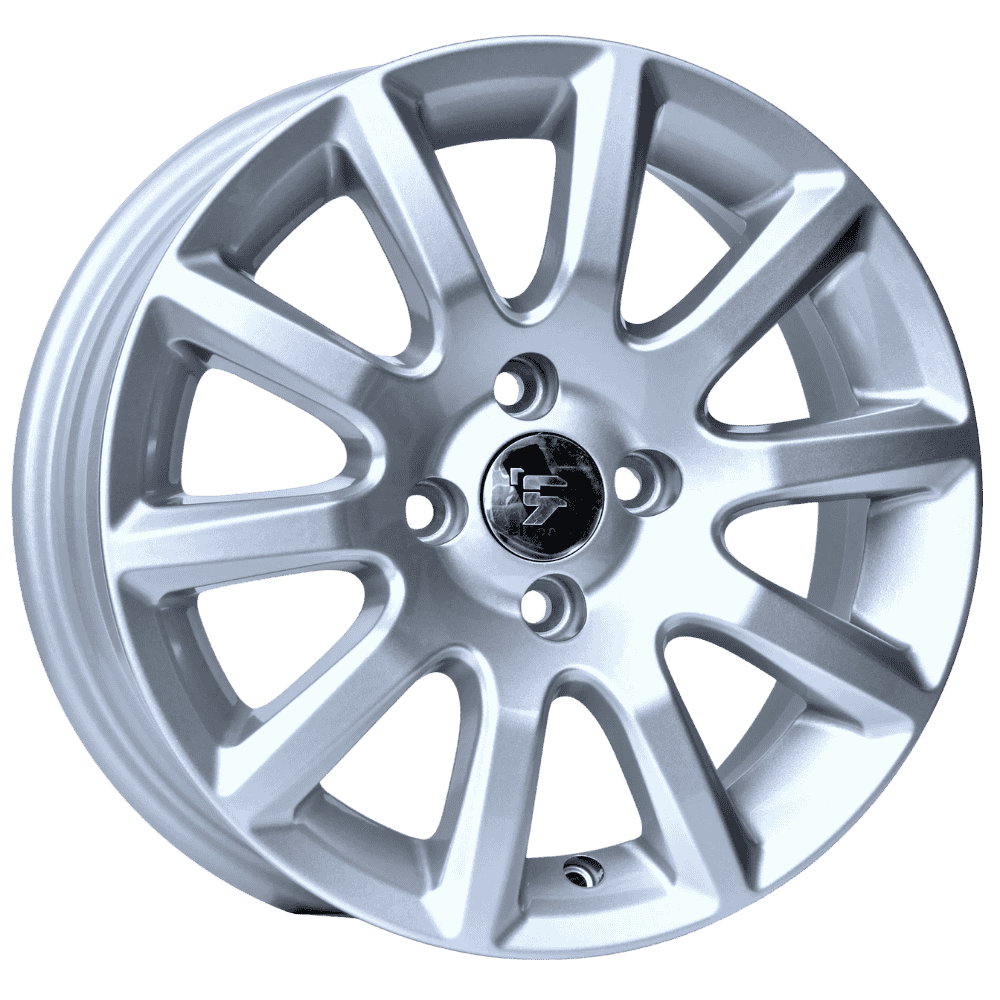16 İnç 4x100 Renault Fiat Honda Hyundai Opel Kia Cristal Silver Jant Takımı | R1 Wheels