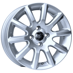 16 İnç 4x100 Renault Fiat Honda Hyundai Opel Kia Cristal Silver Jant Takımı | R1 Wheels