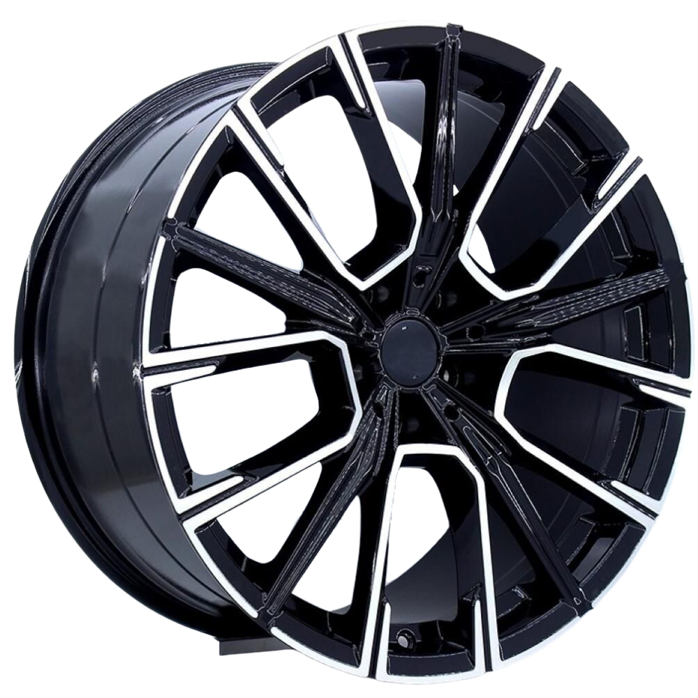 20 İnç 5x112 Mercedes & BMW Uyumlu Black Polish Jant Takımı | E, C, S Serisi ve Maybach İçin Şık Seçim